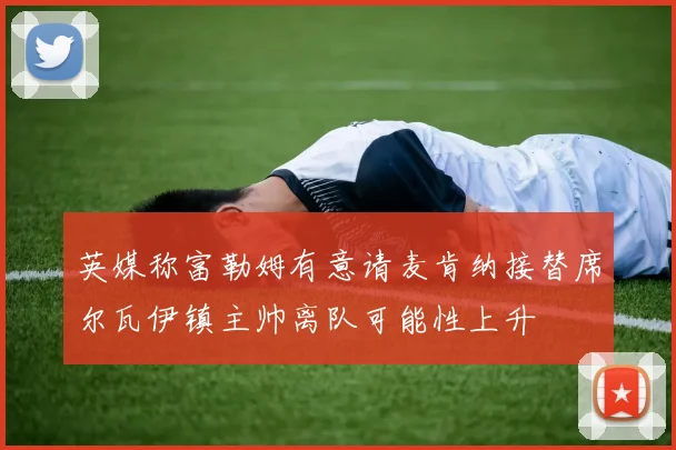 英媒称富勒姆有意请麦肯纳接替席尔瓦伊镇主帅离队可能性上升